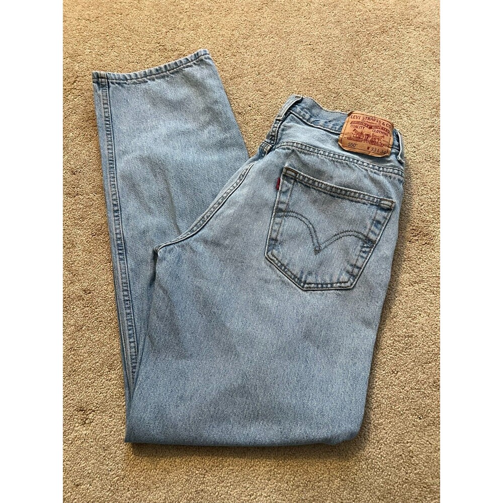 Levi's 550 Relaxed Fit Men's Jeans 33 x 34